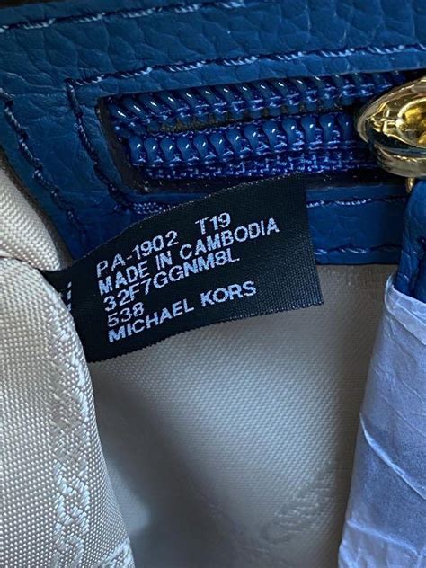 are michael kors purses made in cambodia|how to authenticate michael kors.